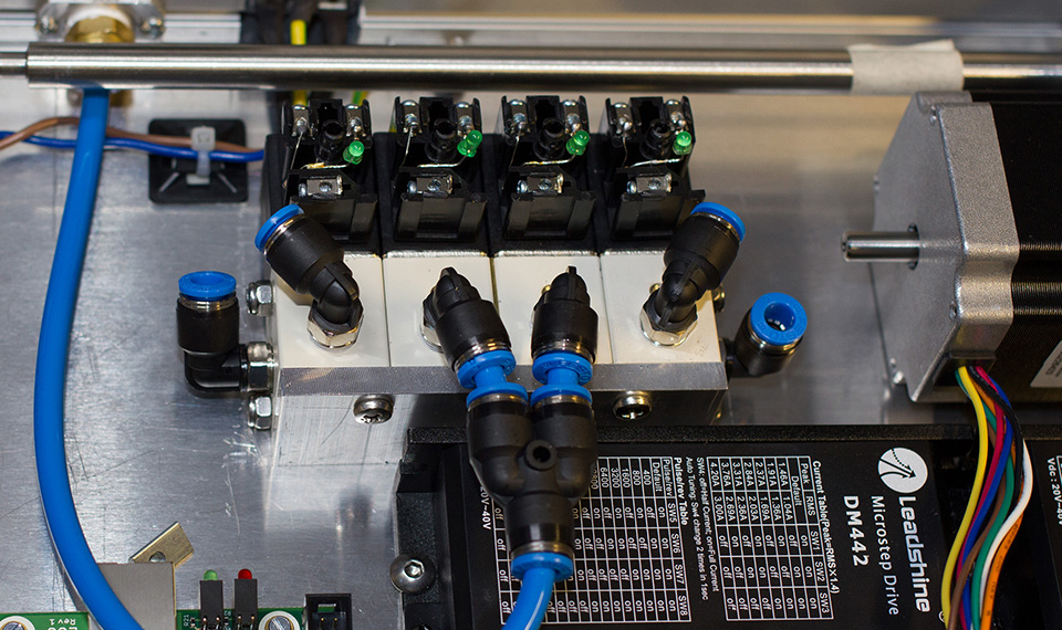 Head vac control valves