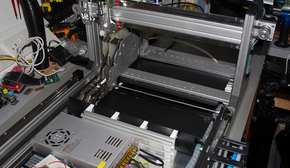 Feeder and waste tape return route