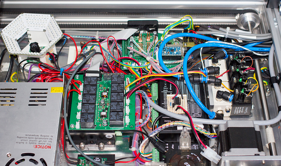 All boards installed and connected