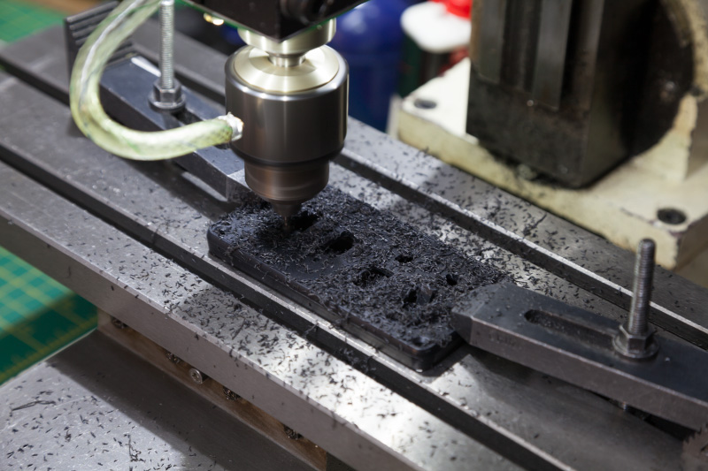 Click to view large image of Milling the front panel