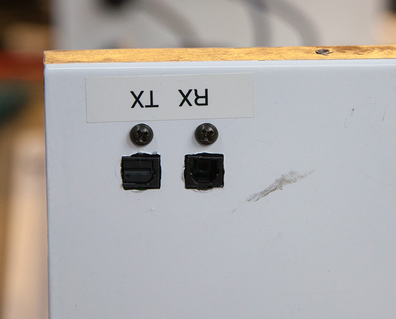 Click to view larger image of Optical Ports on top of the case