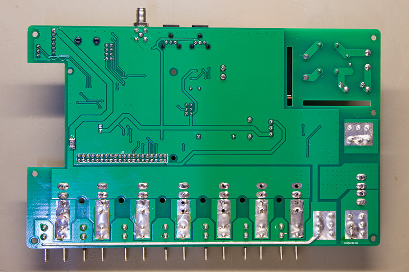 Click to view large image of Bottom of the PCB Soldered