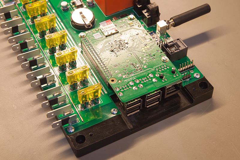 Click to view large image of Raspberry Pi USB and Network inputs