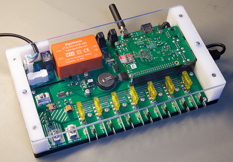 Click to view large image of The completed case with clear cover