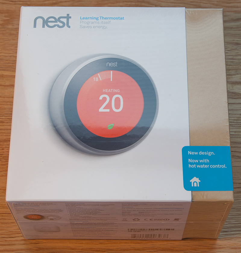Click to view larger image of Nest Thermostat box