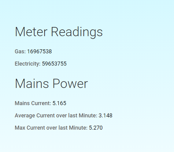 Built in reporting page screenshot