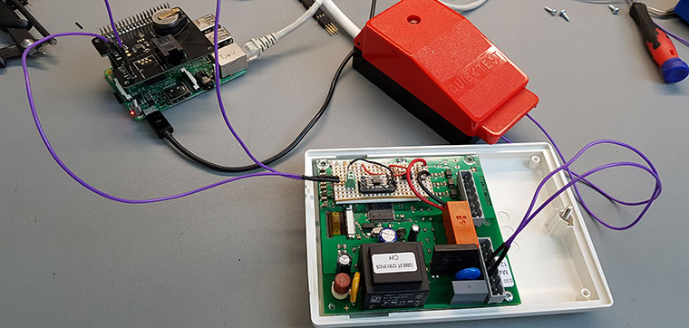 Circuit installed and testing 