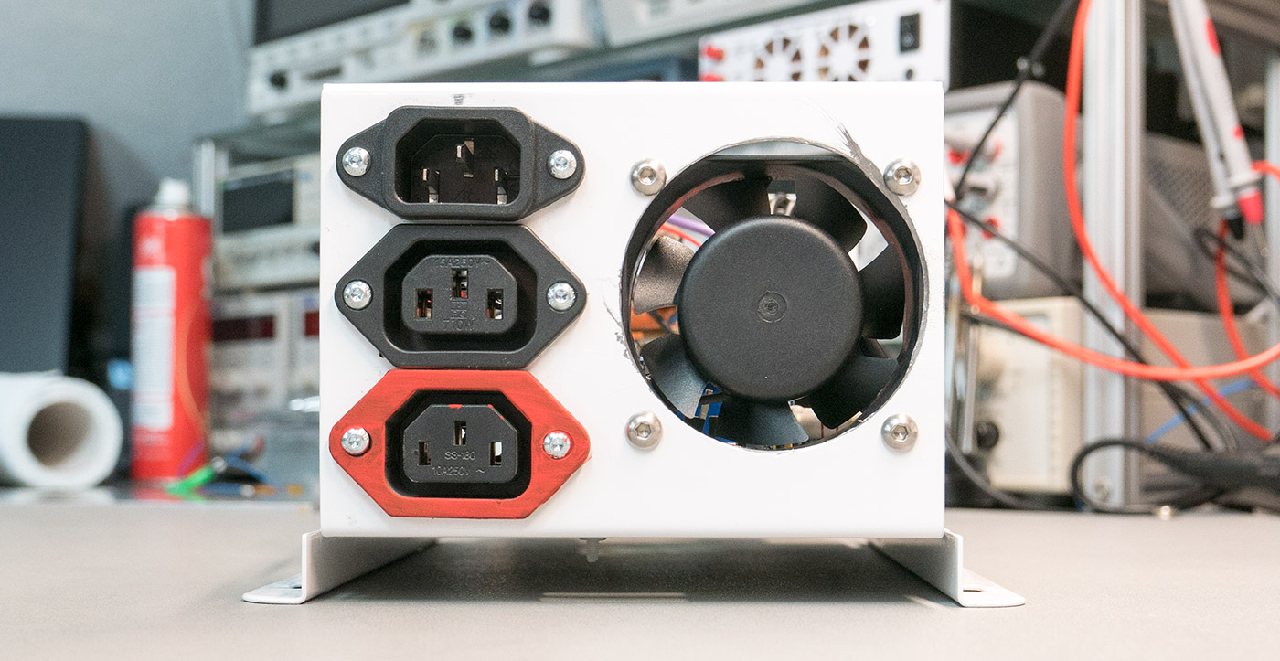 Rear Panel of the CNC Mill motor driver