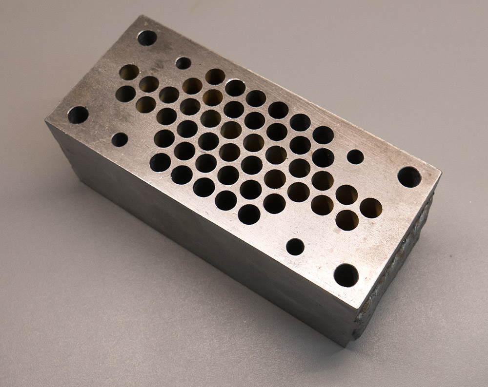 Lots of holes drilled