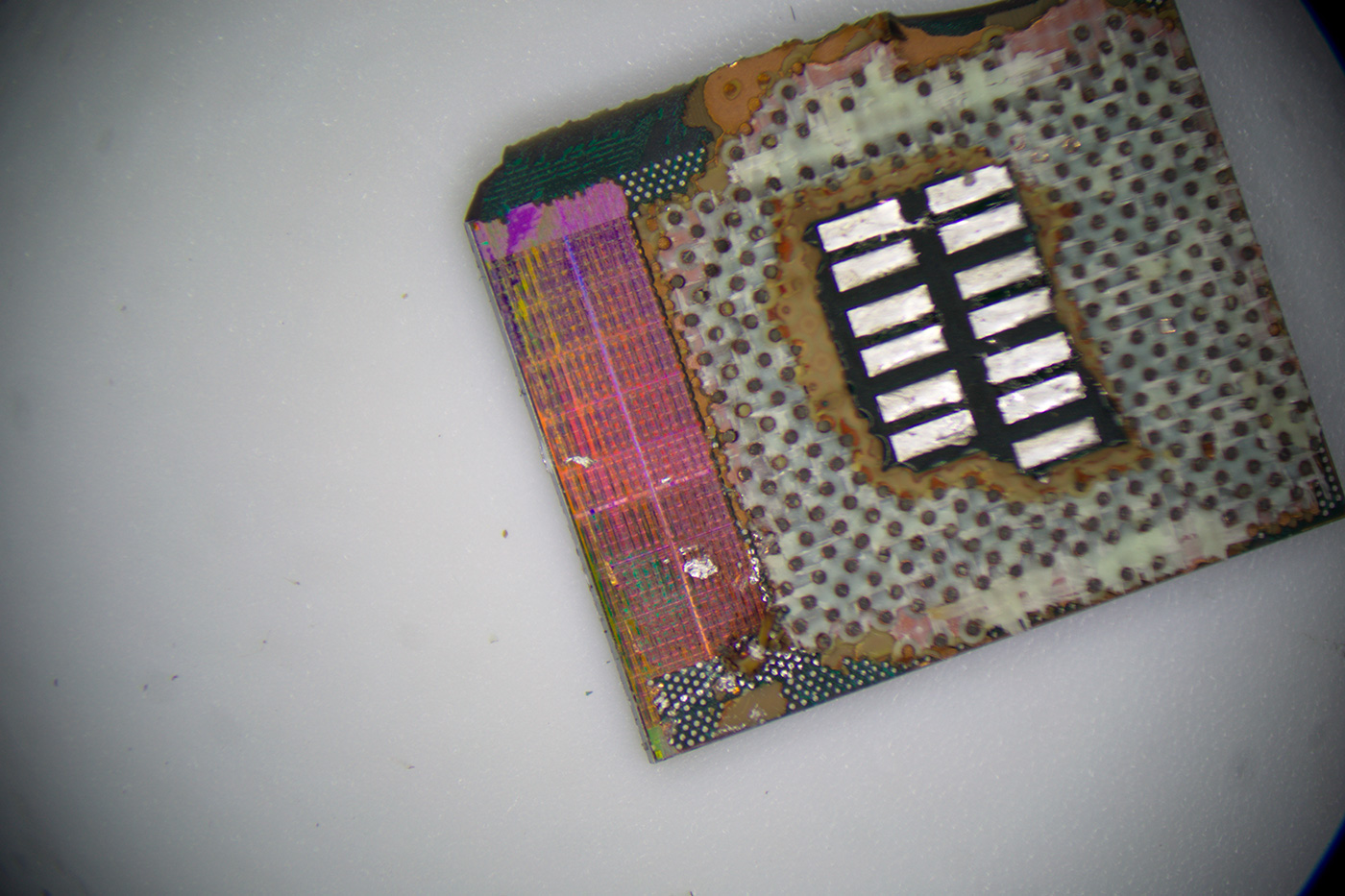 Intel Core 2 Duo processor core at minimum zoom