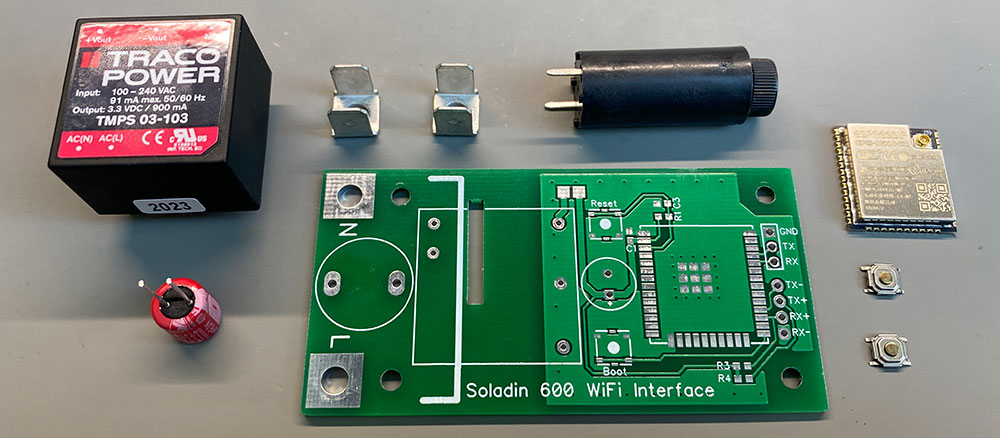 Components ready to be assembled