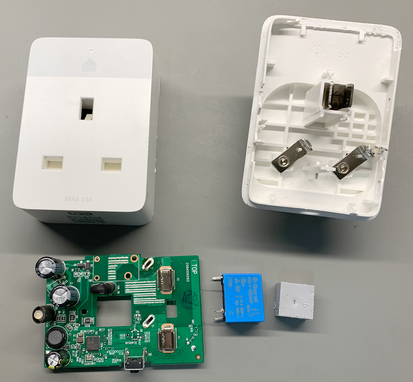 Cover and PCB removed