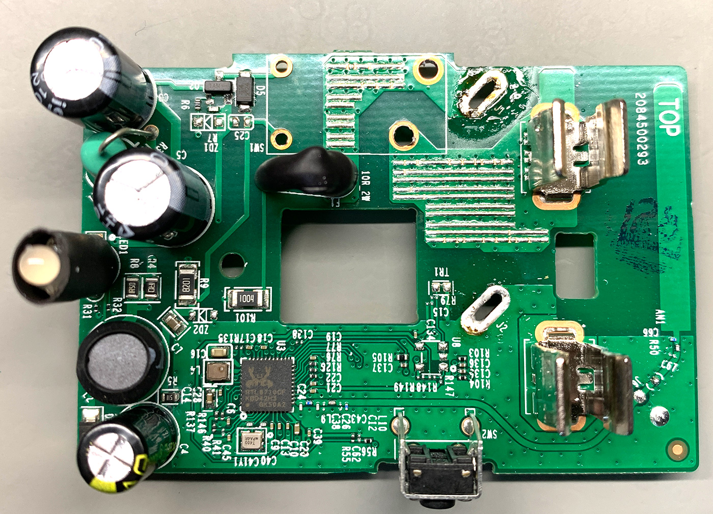 PCB Top with relay removed