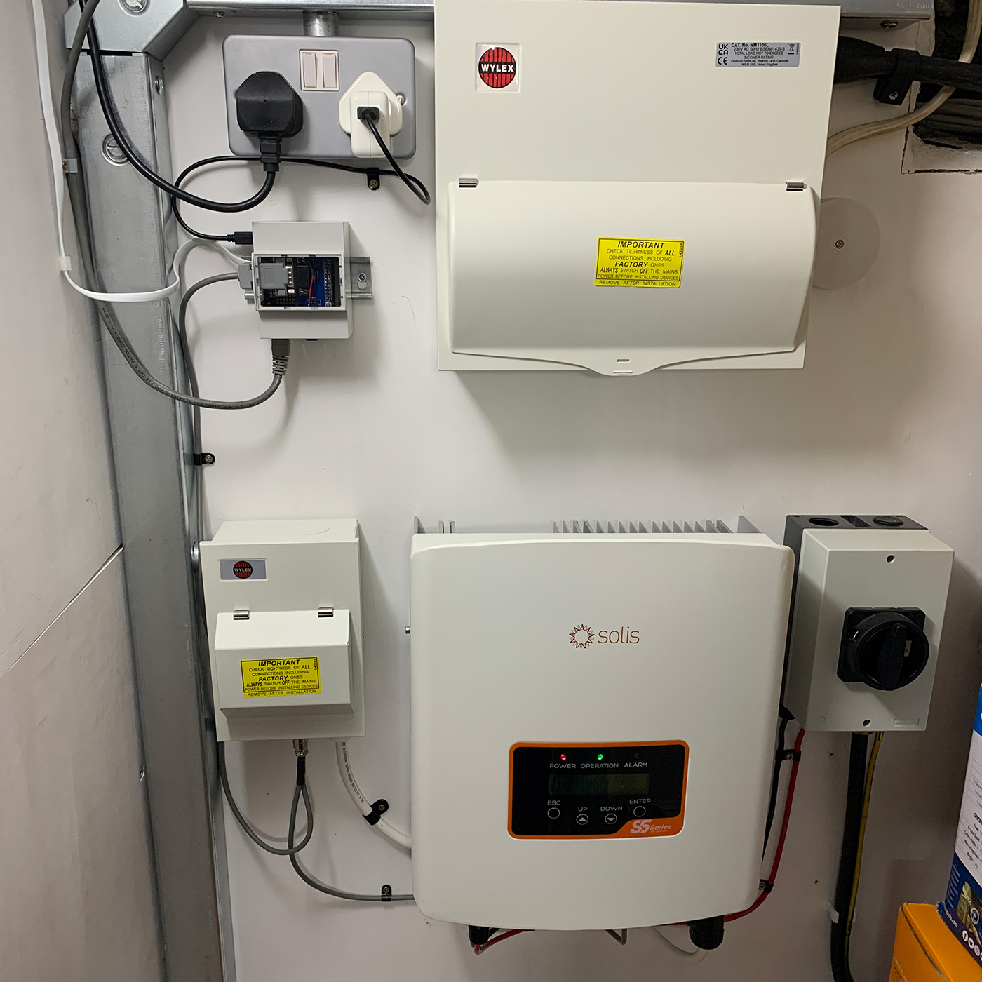 Inverter and Logging installed