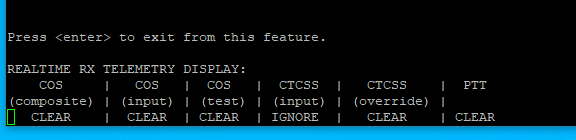 Realtime Status of the interface