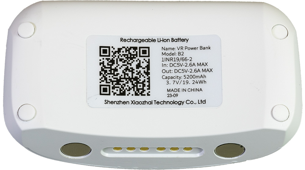 BOBOVR Battery pack rear