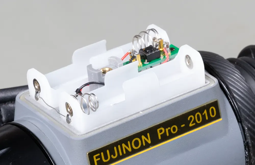 Battery holder and power switch