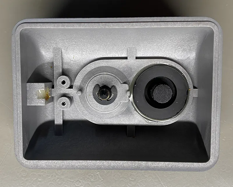 Inside the battery cover