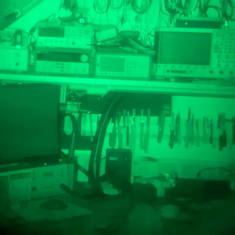 Indoor with the LED turned on