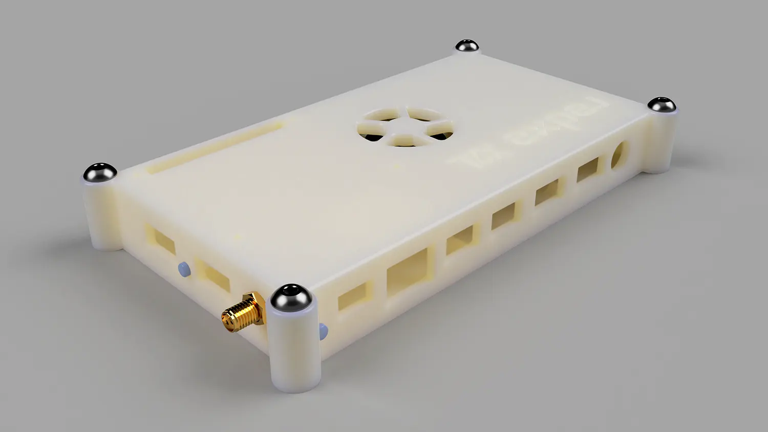 Radxa X2L Case 3D render rear