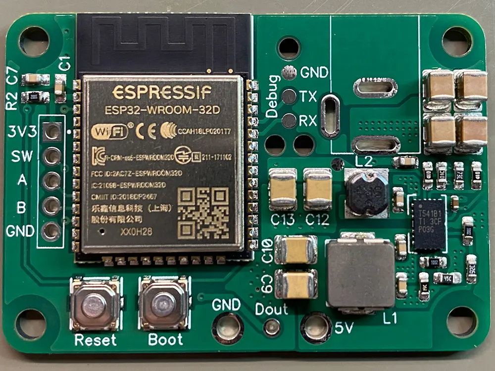 Version One of the control PCB