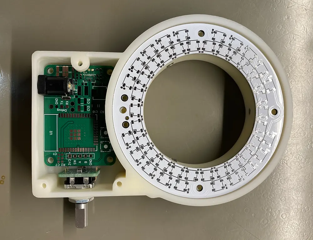Test fit of the PCBs