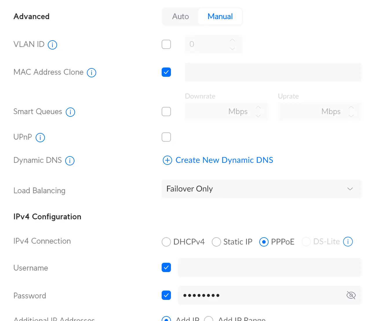 UDM Pro connection settings