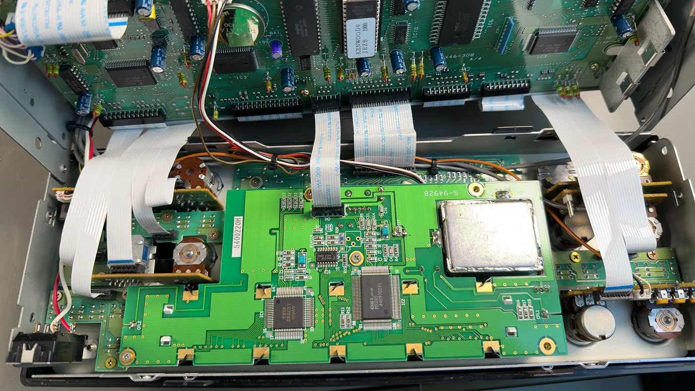 Front panel of the radio