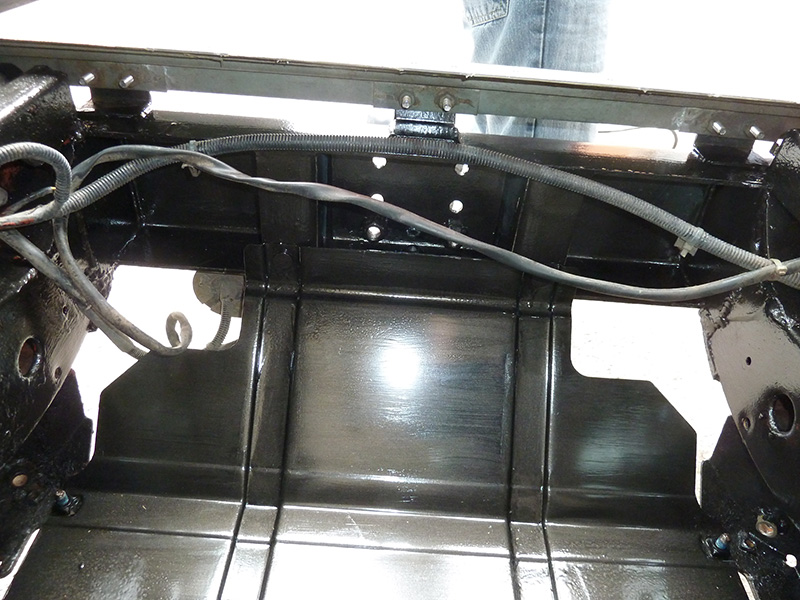 Back of the crossmember after painting