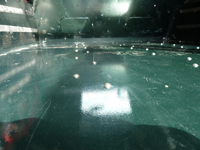 Floor bolted down using M4 dome headed bolts