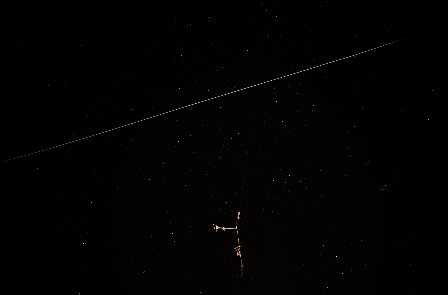 Photo of international space station pass over Swanage