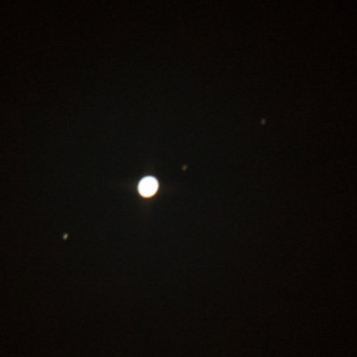 Jupiter and three moons #102