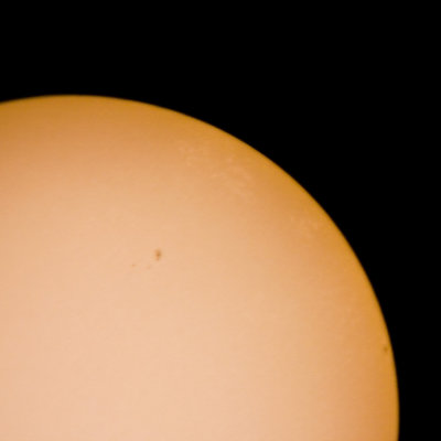Partial Sun and sun spots #106