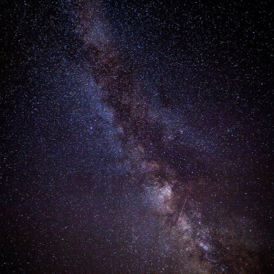 Perseid Meteor shower and milky way #116