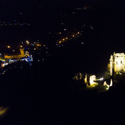 Corfe Castle Christmas Lights #205