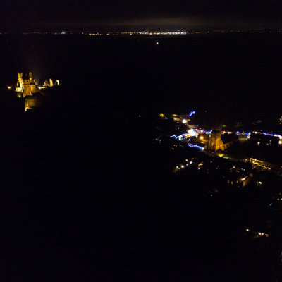 Corfe Castle Village Christmas Lights #204