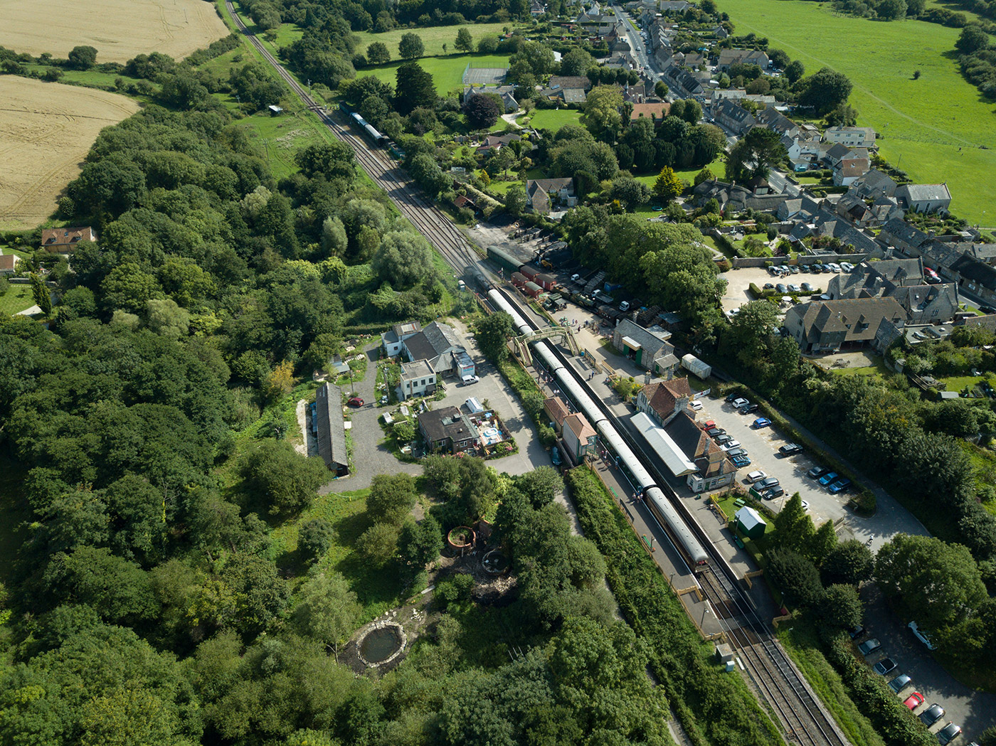 Photo of Train at Corfe Castle Station