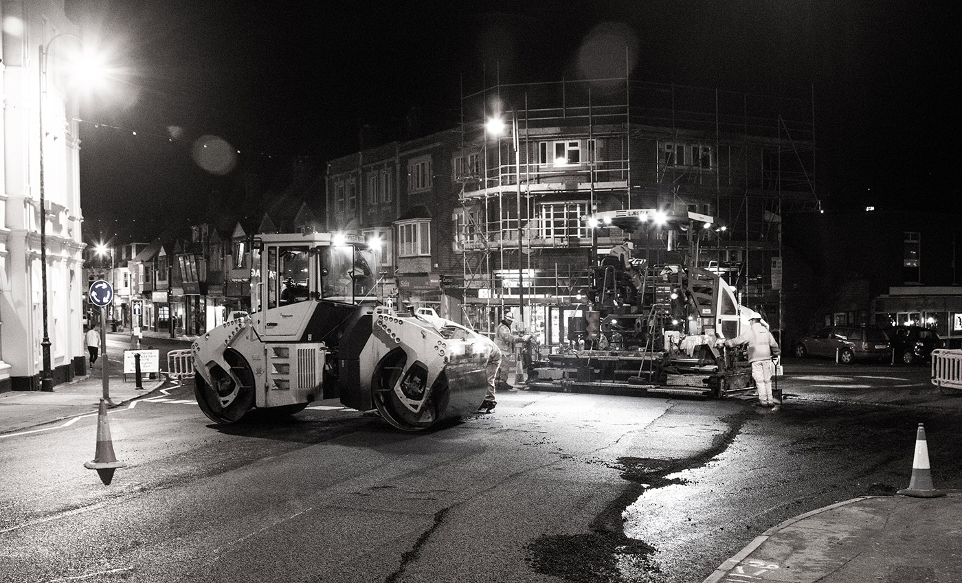 Photo of men at work swanage station