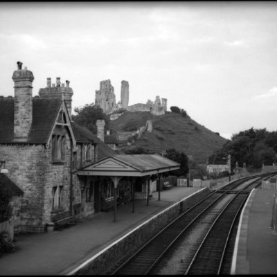 corfe station and castle #41