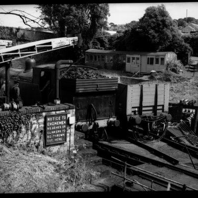 loading coal on swanage railway #46