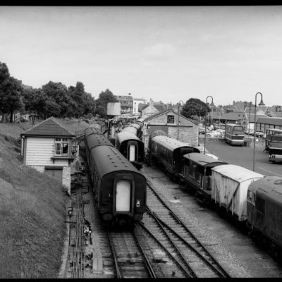 railway platform on swanage railway #48