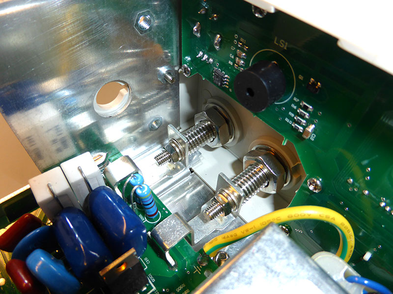 Click to view large image of Front panel binding posts