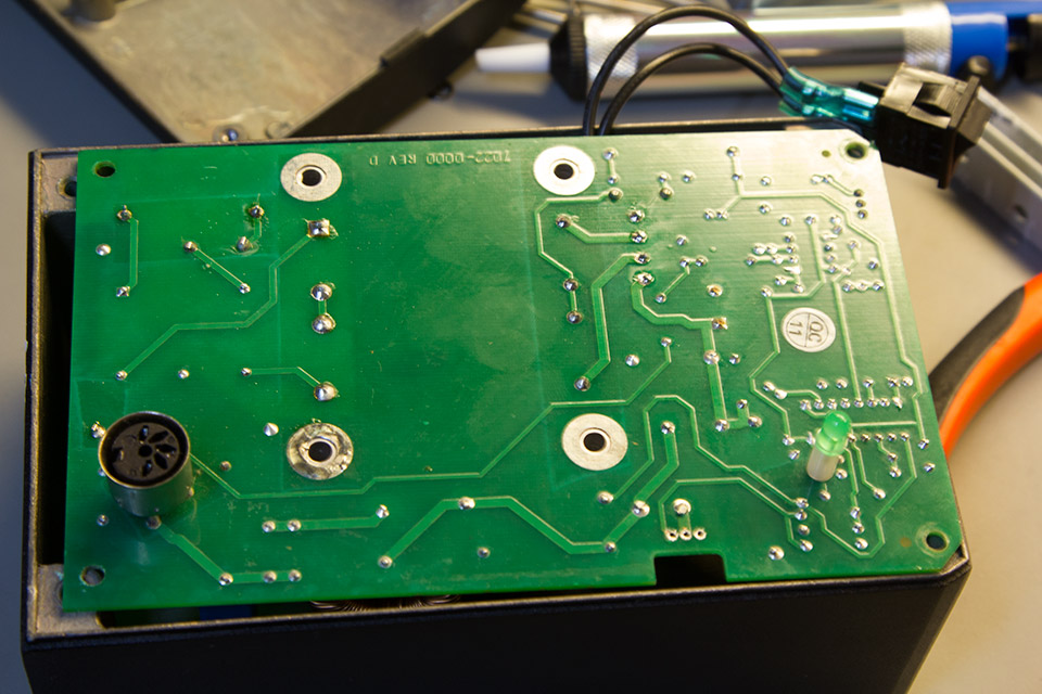 Click to view large image of Back of PCB