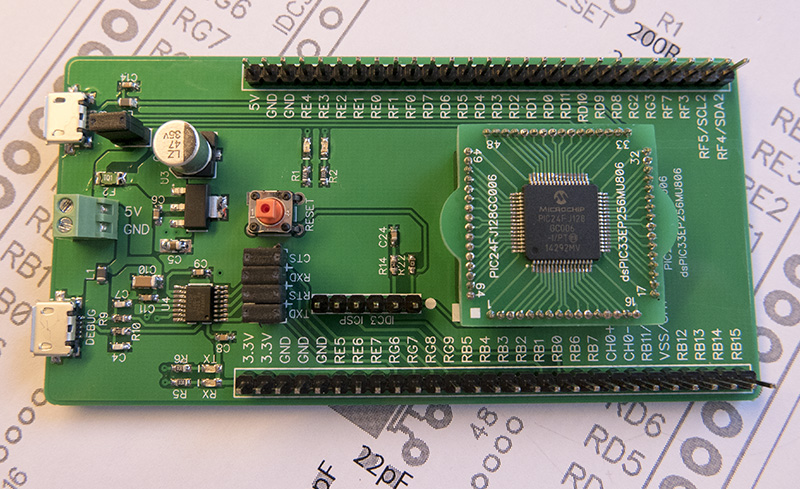 Click to view large image of Top view with processor installed