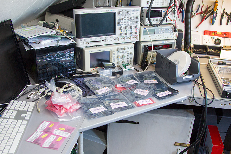 Click to view large image of Lots of bags of components