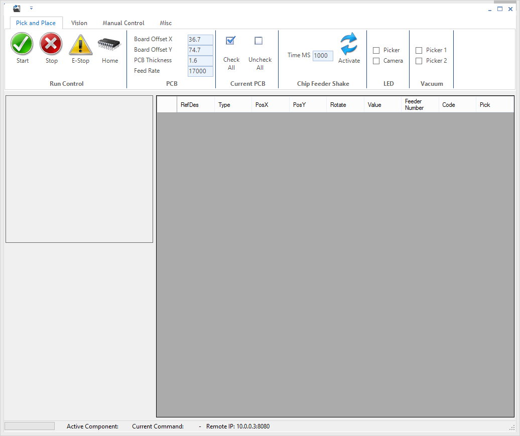 Click to view large image of Interface Opened
