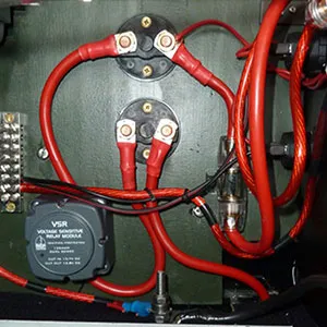 Land Rover Defender Split Charge Setup Photo