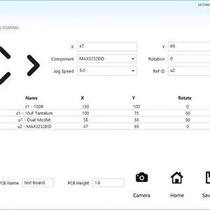 ModernUI Pick and Place Controller Software Photo