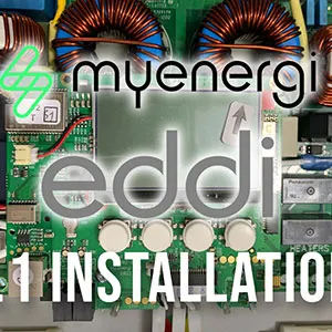myenergi eddi solar power diverter installation with WiFi Photo
