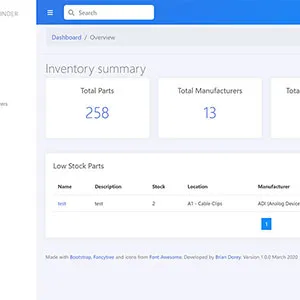 PartFinder component inventory manager Photo